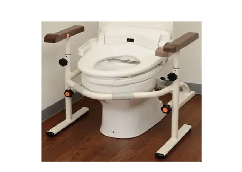 洋式トイレ用フレーム : といれって肘掛スライ式 エランオンラインショップ / 洋式トイレ用フレーム SUS-はねあげ